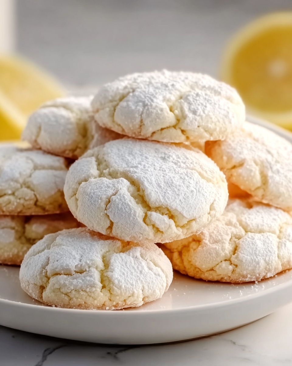 Lemon Cake Mix Cookies with Lemon Glaze Recipe