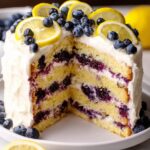Blueberry Lemon Layer Cake Recipe