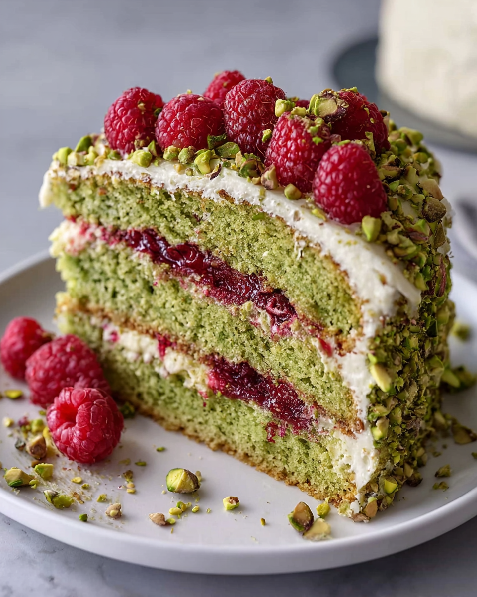 Pistachio Raspberry Cake Recipe 6 Pistachio Raspberry Cake Recipe - Recipe Image