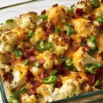 Tasty Jalapeno Popper Cauliflower Casserole Recipe