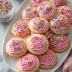 Sugar Cookie Cups with Cream Cheese Buttercream Frosting Recipe
