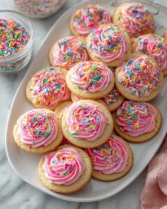 Sugar Cookie Cups with Cream Cheese Buttercream Frosting Recipe