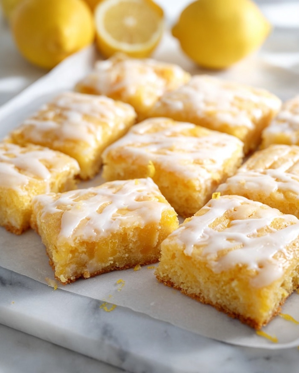 Lemon Brownies Recipe