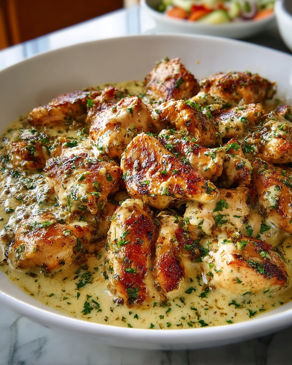 Turkish Chicken with Creamy White Sauce Recipe