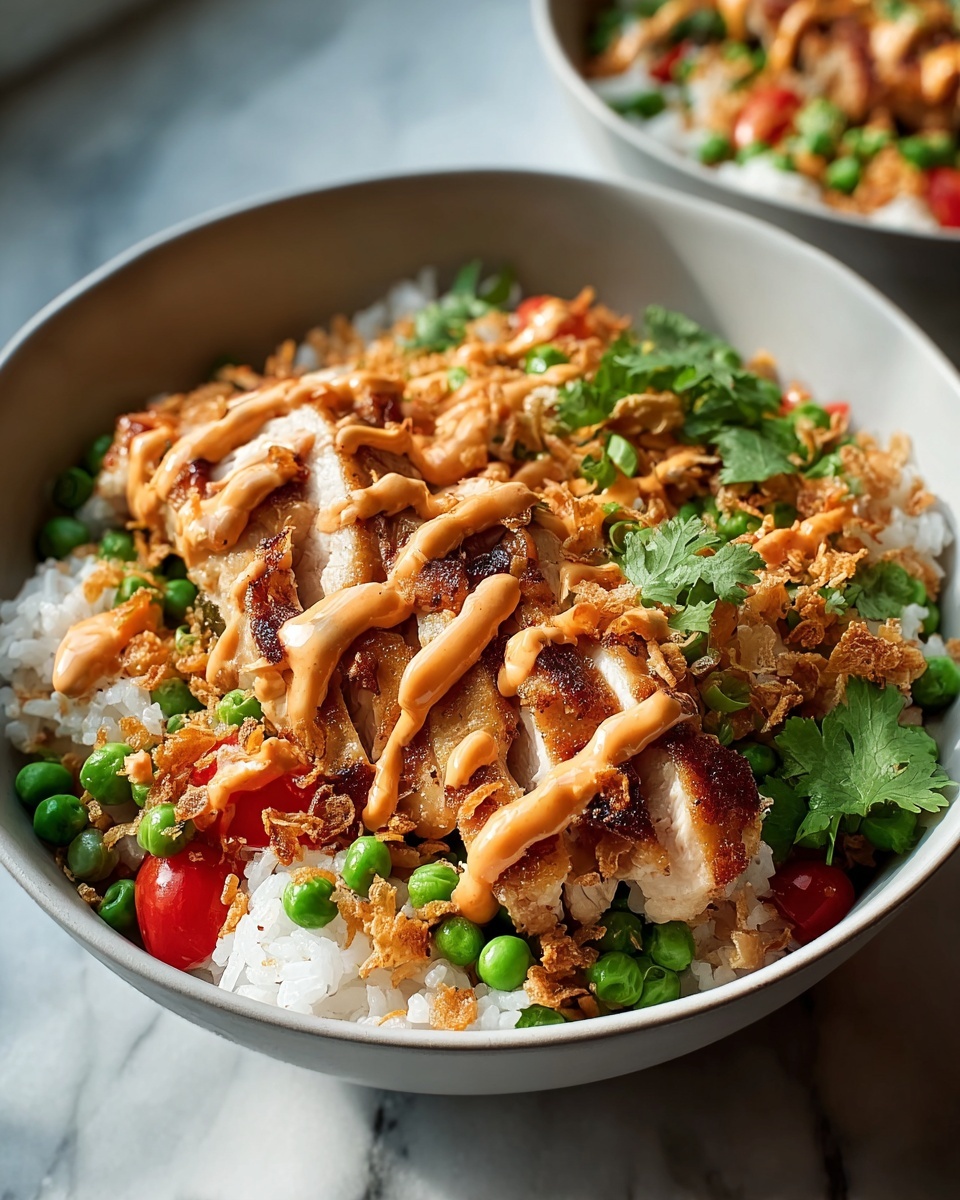 Chicken Crispy Rice Salad with Creamy Peanut Dressing Recipe 6 Chicken Crispy Rice Salad with Creamy Peanut Dressing Recipe - Recipe Image
