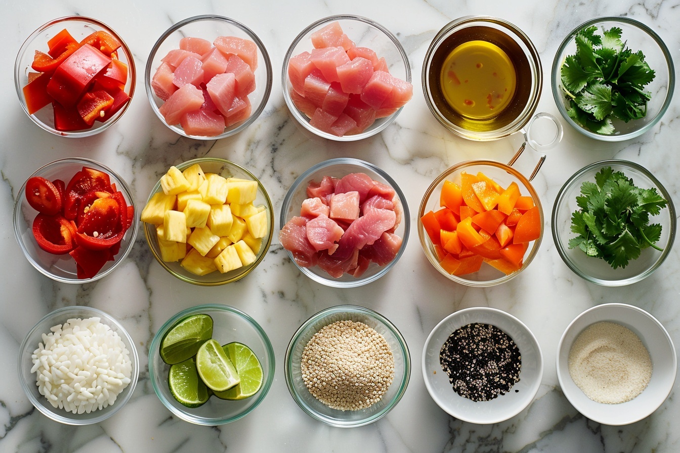 Hawaiian Chicken Sheet Pan Meal (Whole30, Paleo, Low Carb) Recipe - Recipe Image