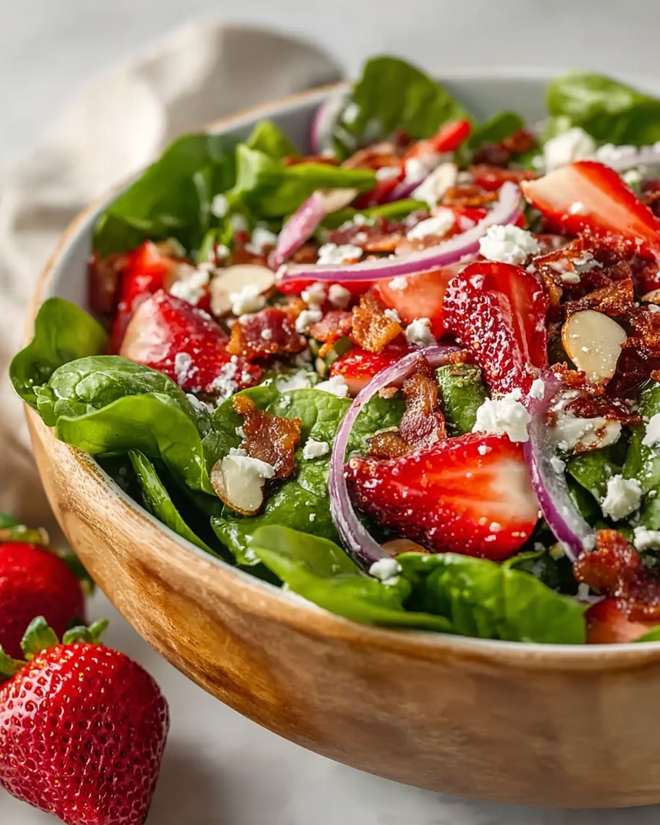 Simple Strawberry Romaine Feta Salad Recipe