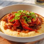 Lobster and Grits with Mexican & Cajun Flavors Recipe