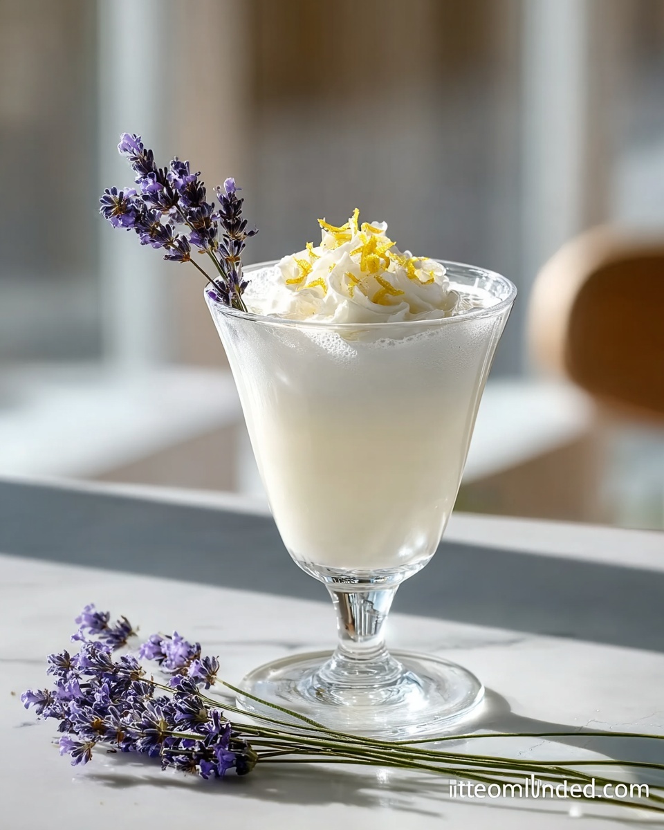 Lavender Lemon Drop Martini Recipe - Recipe Image