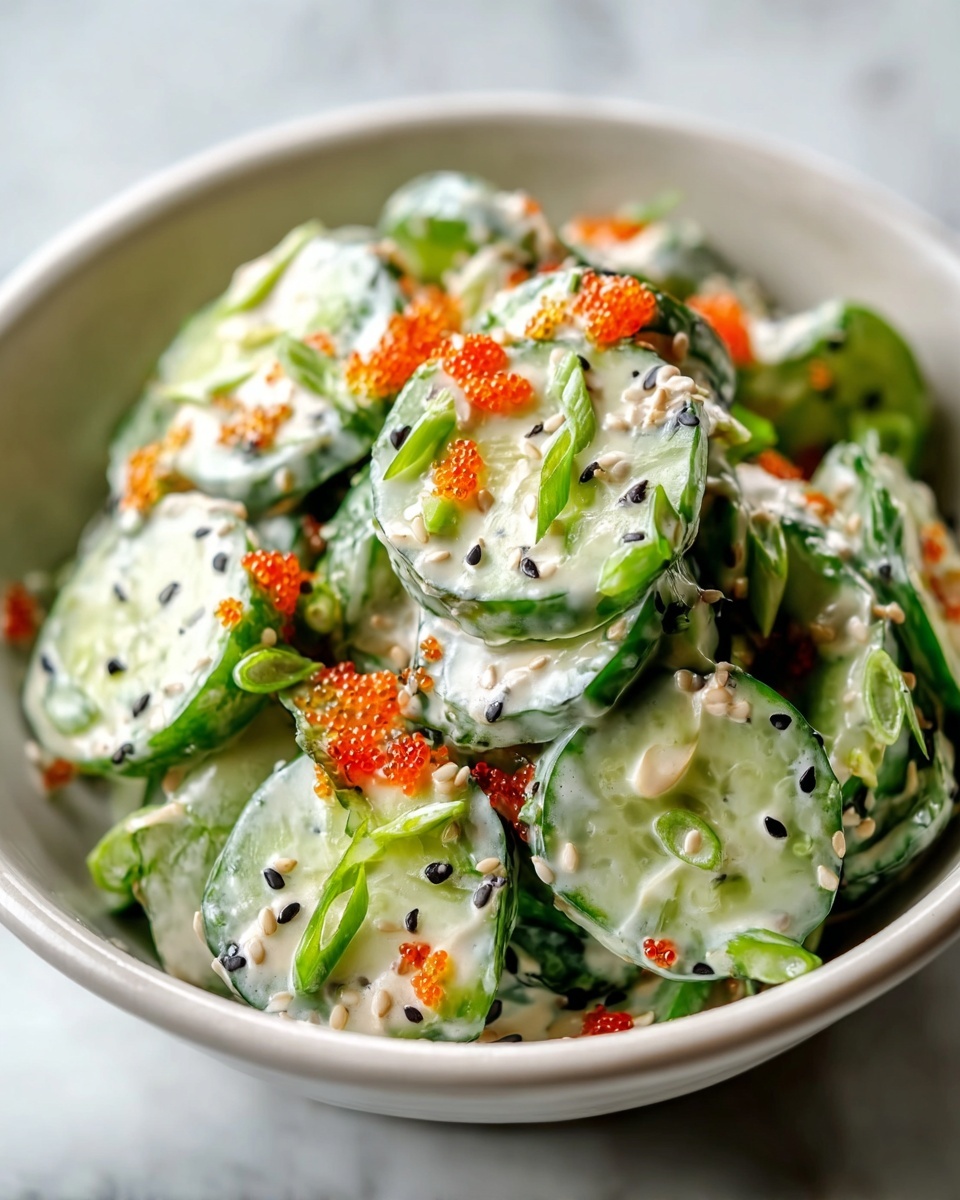 California Roll Cucumber Salad Recipe - Recipe Image