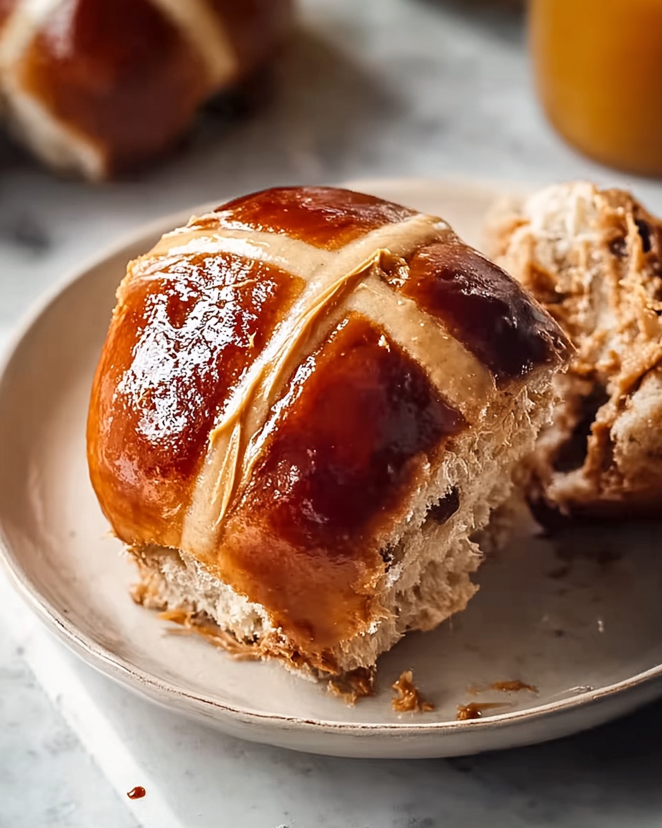 Sweet Biscoff Hot Cross Buns Recipe - Recipe Image
