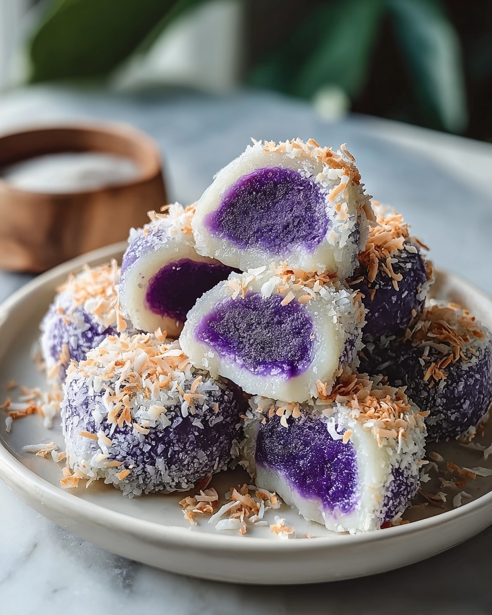 Divine Coconut Ube Besito Cookies Recipe - Recipe Image
