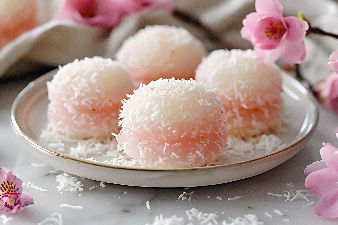 Nostalgic Old Fashioned Pink Jelly Cakes Recipe - Recipe Image