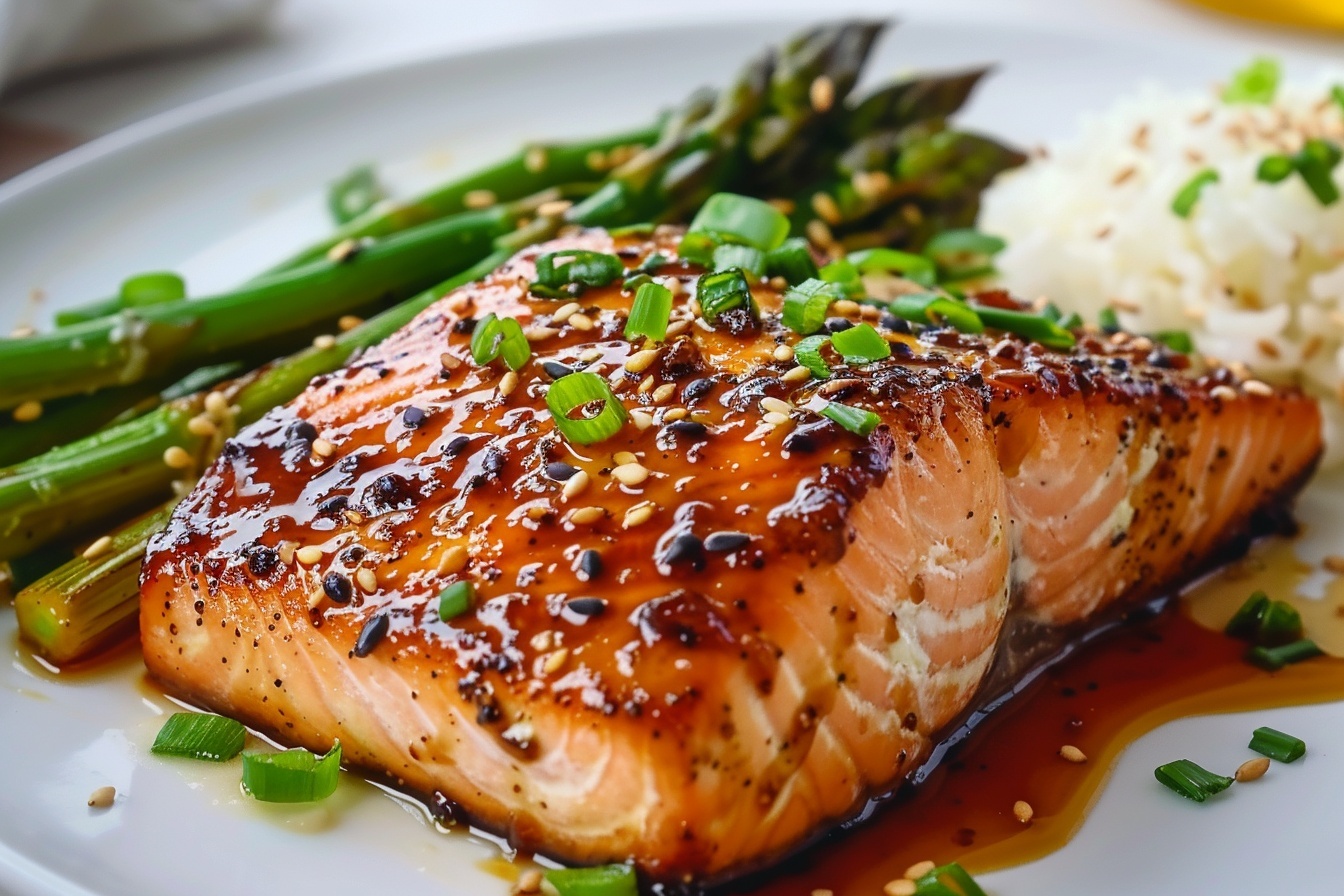 Ginger Soy Glazed Salmon Recipe - Recipe Image