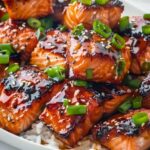 Crispy Honey Garlic Salmon Bites Recipe