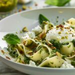 Pistachio Pesto Pasta with Burrata Recipe
