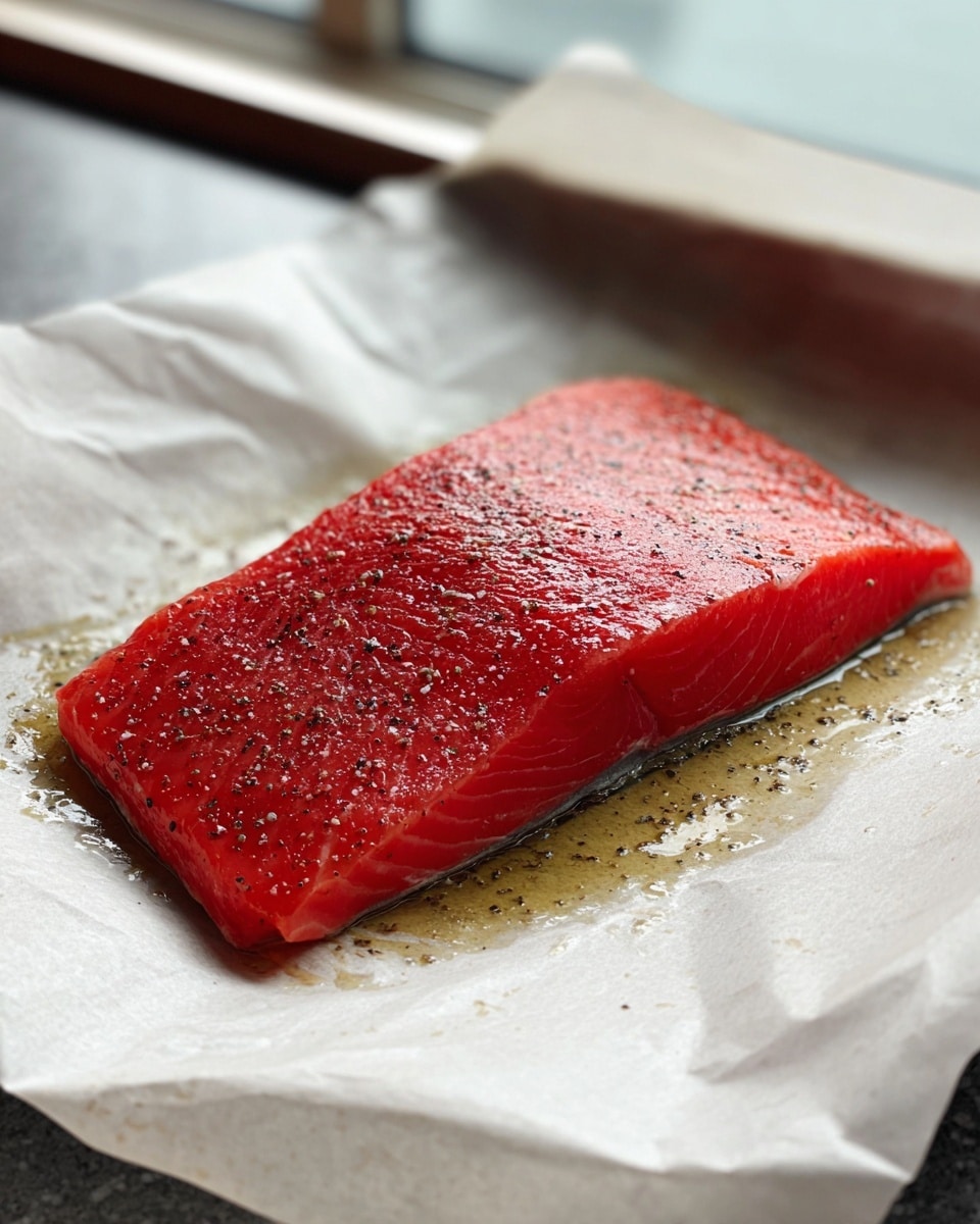 Buttery Herb Rice with Oven-Baked Salmon Recipe - Recipe Image