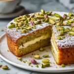 Decadent Pistachio Gooey Butter Cake Recipe