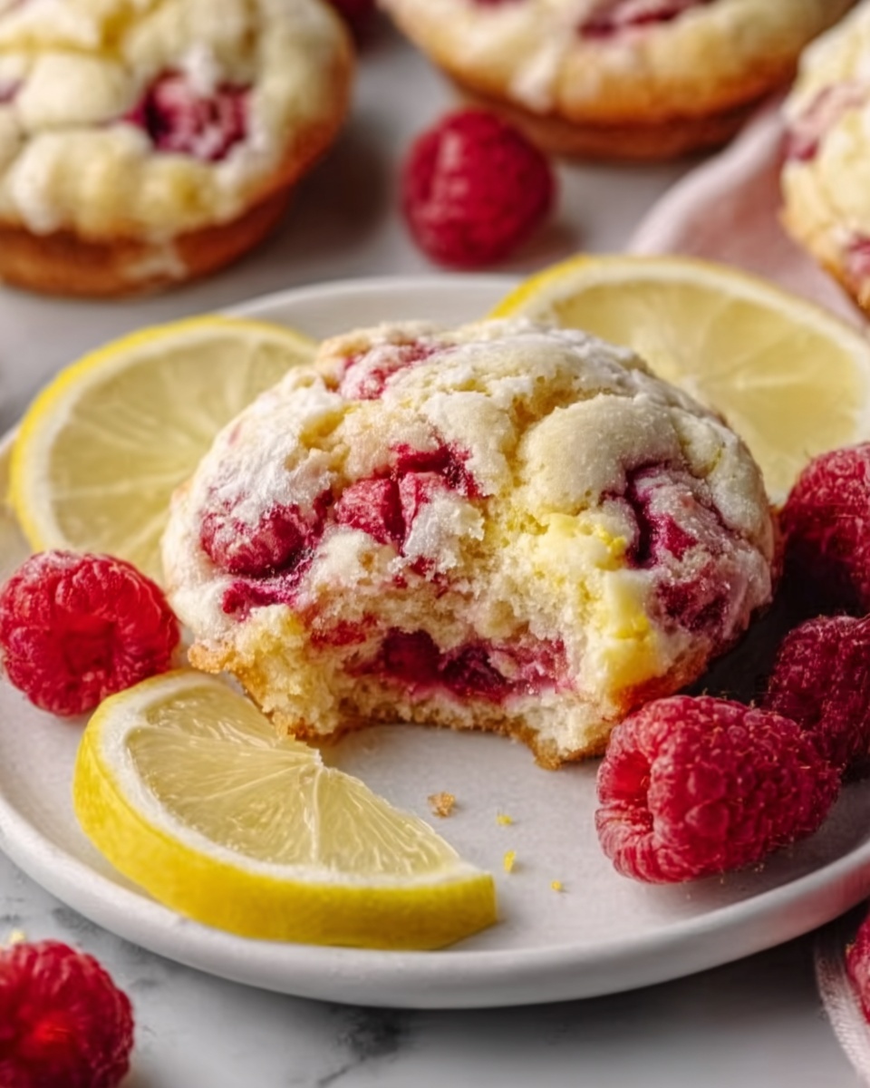 Lemon Raspberry Cookies Recipe - Recipe Image
