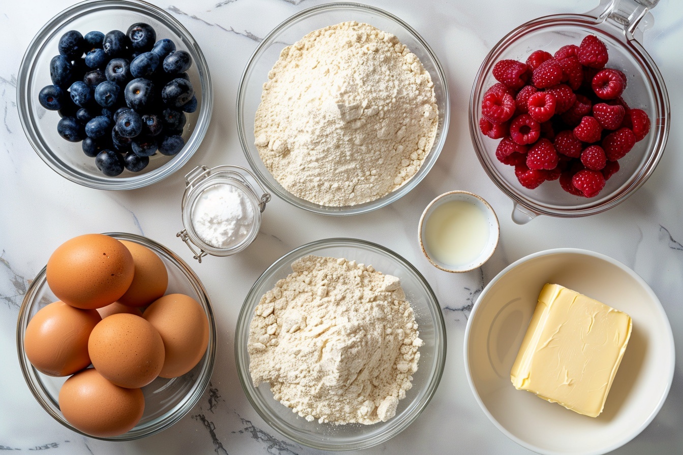 Berry Chantilly Cake with Mixed Berry Filling and Cream Cheese Frosting Recipe - Recipe Image