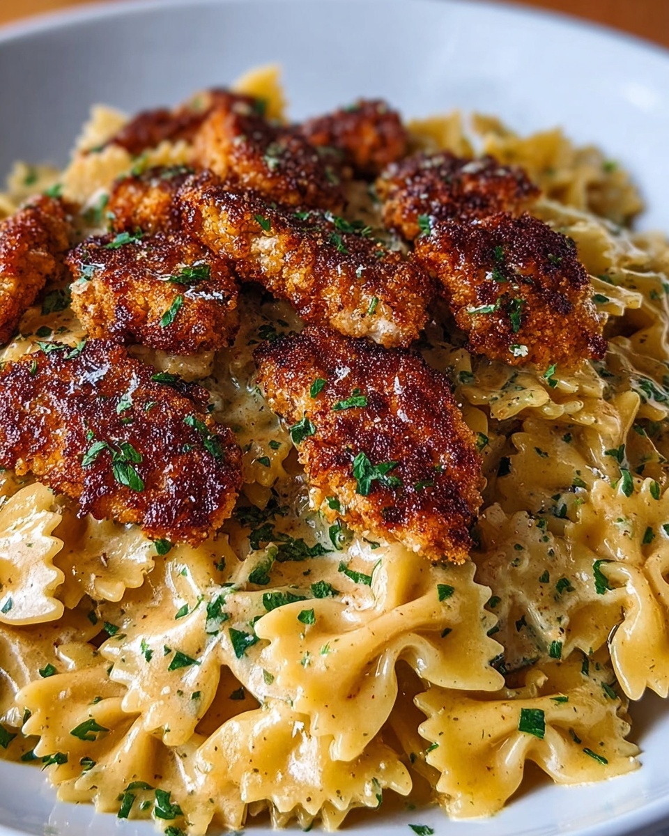 Garlic Butter Chicken with Bowtie Pasta Recipe