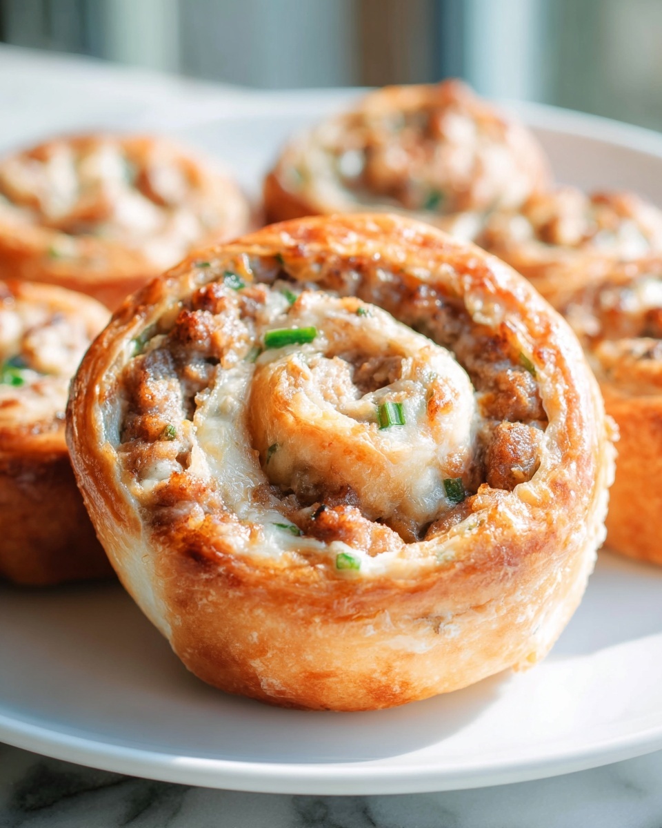 Sausage Pinwheels Recipe - Recipe Image