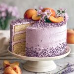 Lavender and Peach Dream Cake Recipe