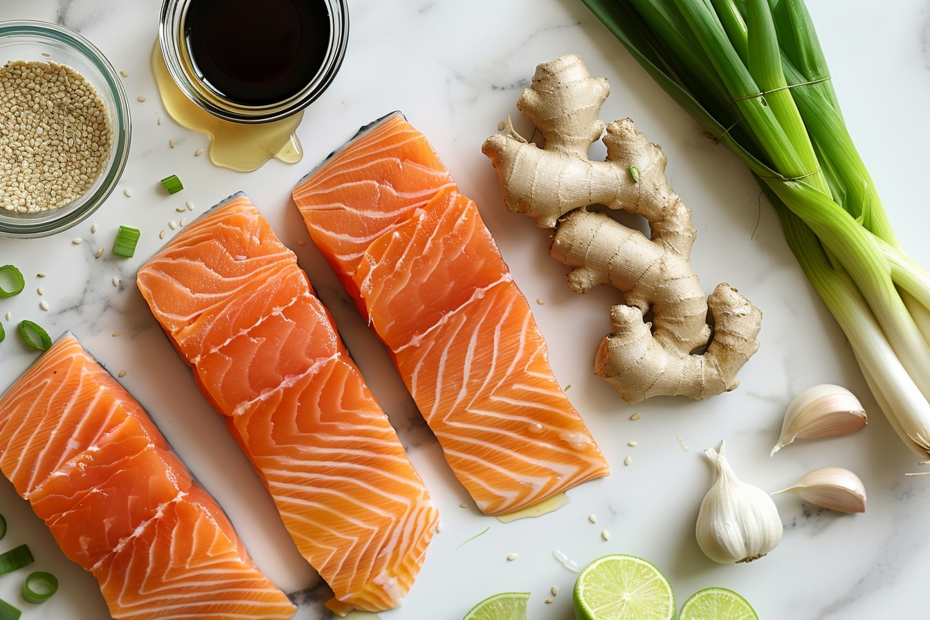 Ginger Soy Glazed Salmon Recipe - Recipe Image