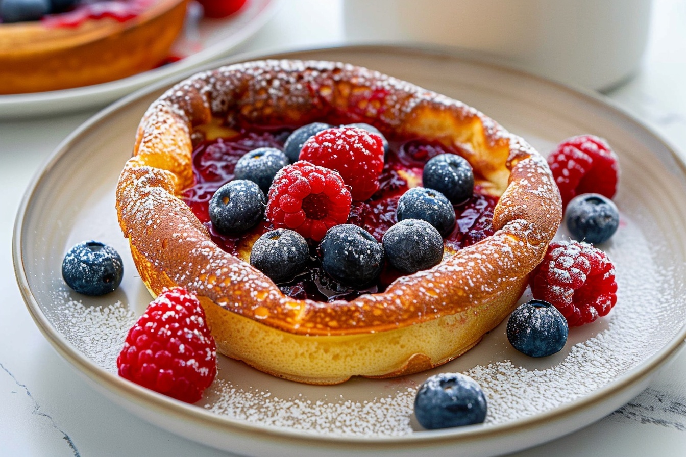 Easy Mini Dutch Baby Pancakes Recipe - Recipe Image