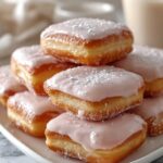 Deliciously Easy Soft Baked Maple Donut Bars Recipe