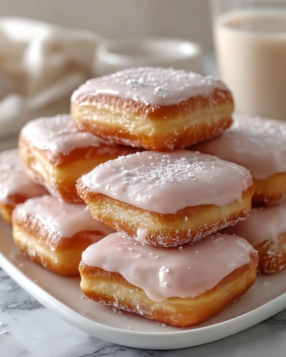 Deliciously Easy Soft Baked Maple Donut Bars Recipe