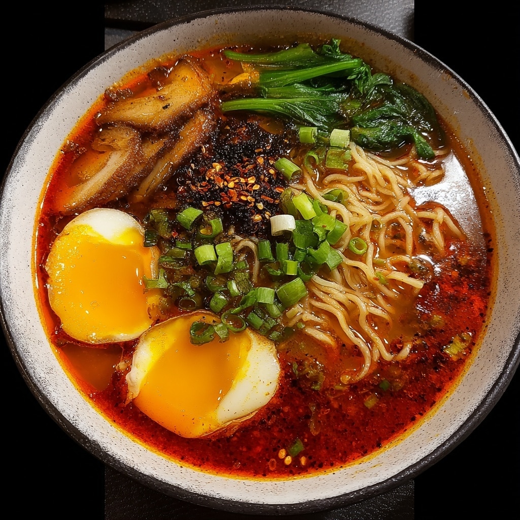 Spicy Ramen Recipe with Homemade Broth Recipe