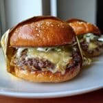 Homemade Double Oklahoma Onion Burger with Jalapeño Jack Recipe