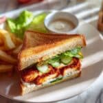 Hot Honey Paneer Sandwich Recipe
