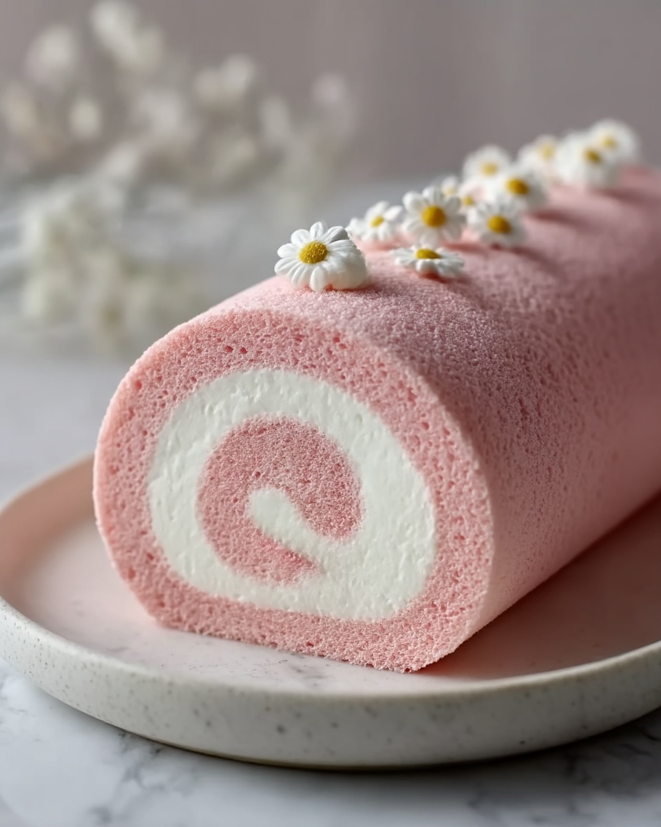 Japanese Cotton Candy Cake Roll Recipe
