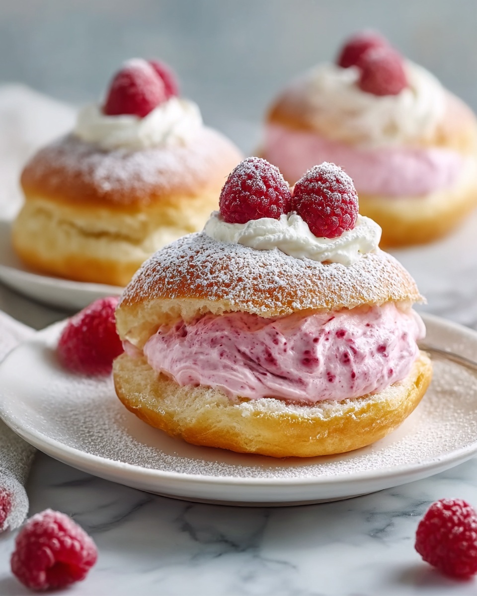 Irresistible Raspberry Cream Maritozzi Buns for Easy Indulgence Recipe