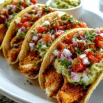 Crispy Baja Fish Tacos with Avocado Crema Recipe