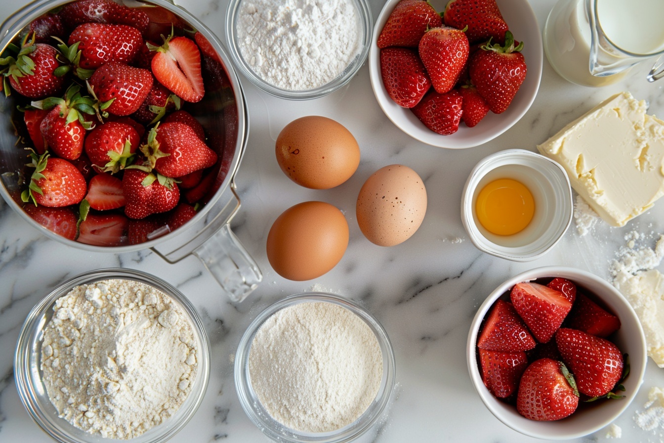Homemade Strawberry Shortcake Butter Cookies Recipe - Recipe Image