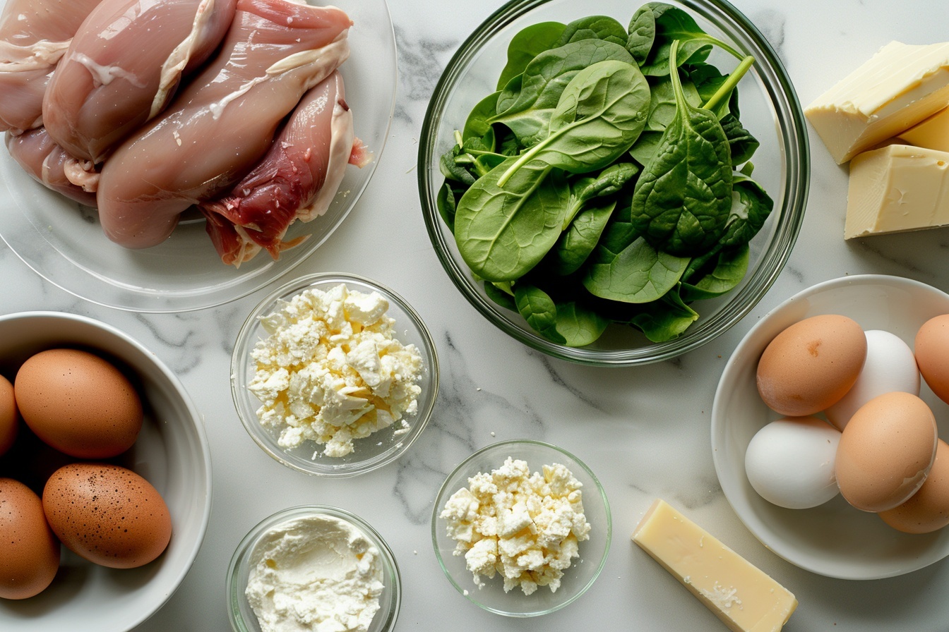 High-Protein Spinach and Artichoke Chicken Casserole Recipe - Recipe Image