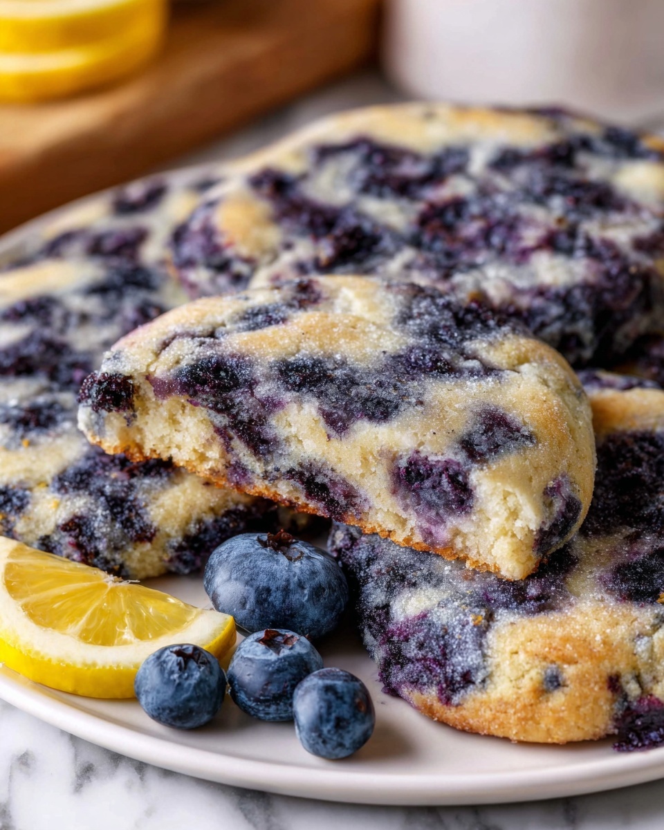 Lemon Blueberry Cheesecake Cookies Recipe - Recipe Image