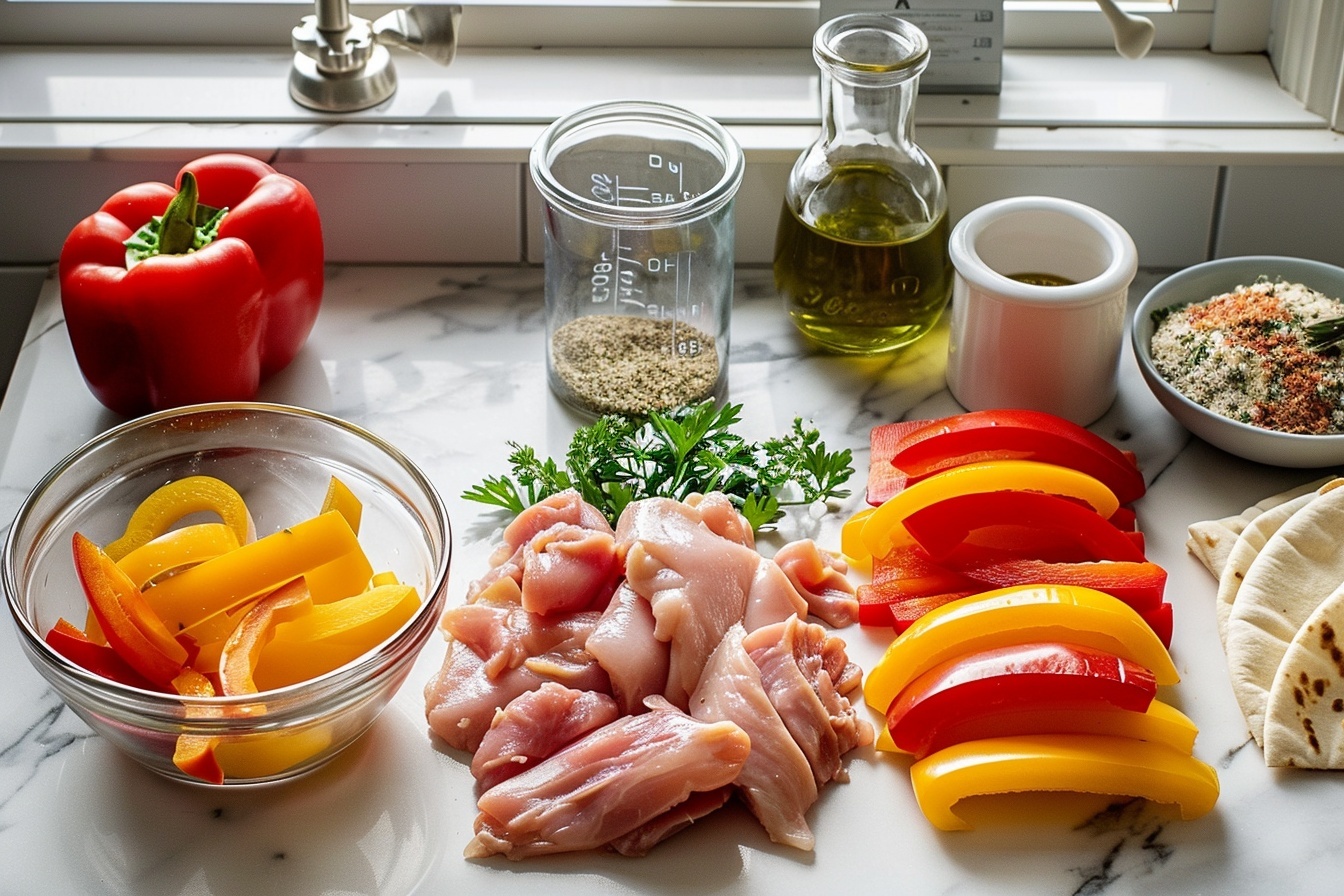 Sheet Pan Chicken Pitas with Herby Ranch Recipe