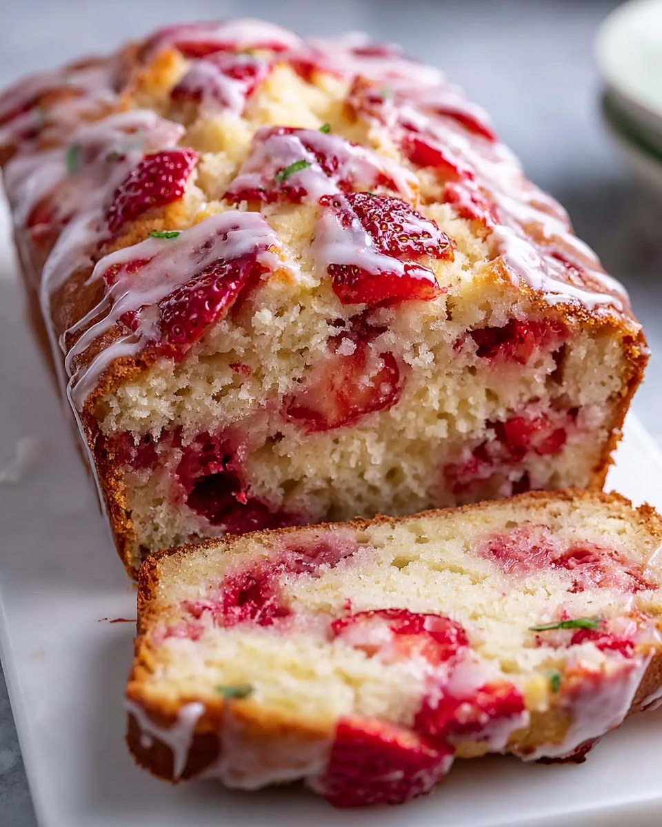 Glazed Strawberry Bread Recipe - Recipe Image