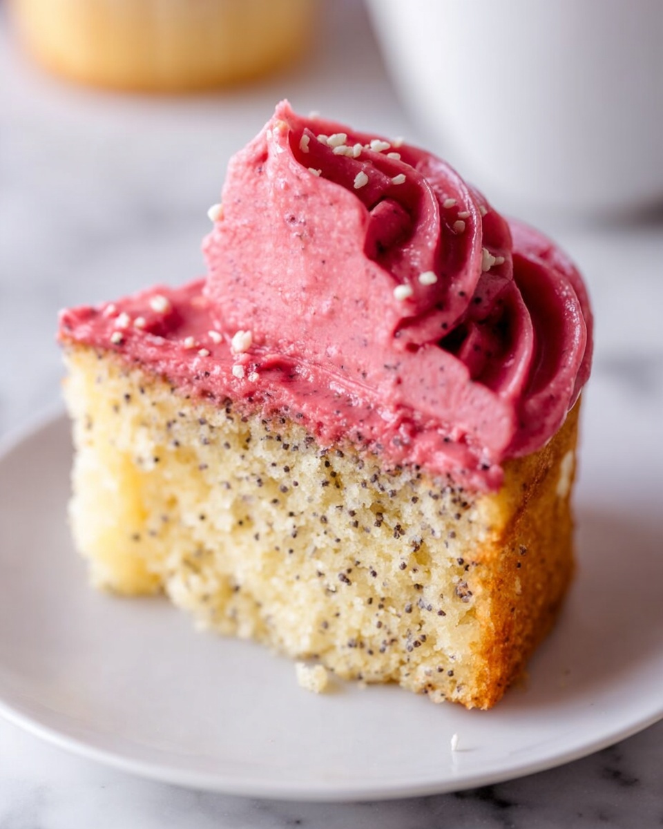 Lemon Poppy Seed Cupcakes Recipe - Recipe Image