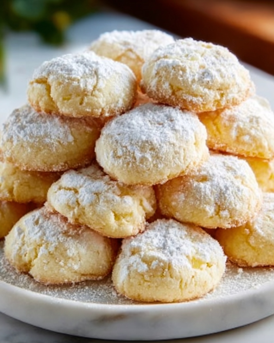 Tangy Cream Cheese Lemon Cookies with Zesty Lemon Glaze Recipe