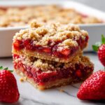 Strawberry Oatmeal Crumble Bars Recipe