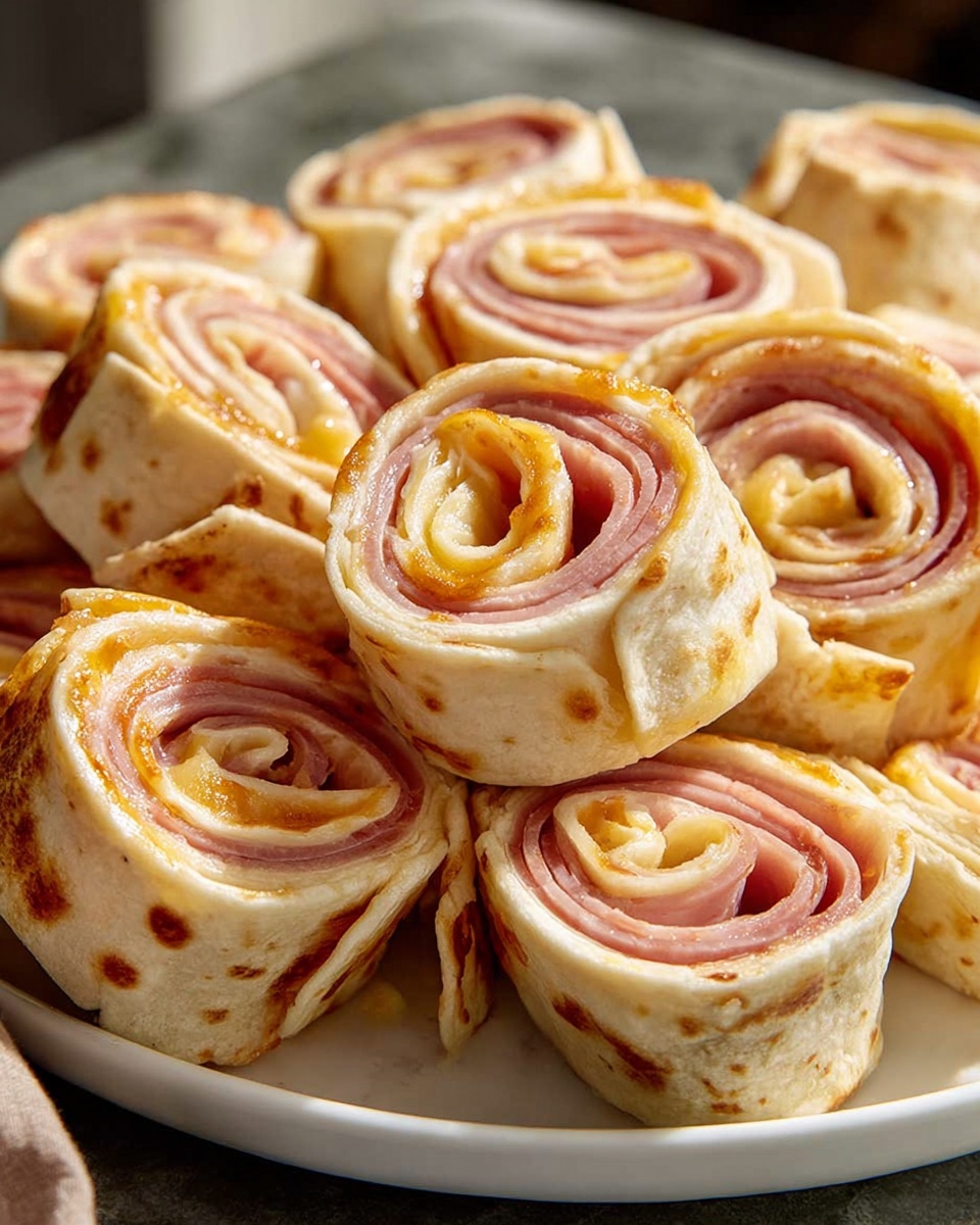 Ham and Cheese Wraps Recipe - Recipe Image