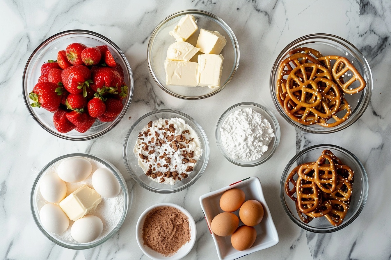 Strawberry Pretzel Salad Recipe - Recipe Image