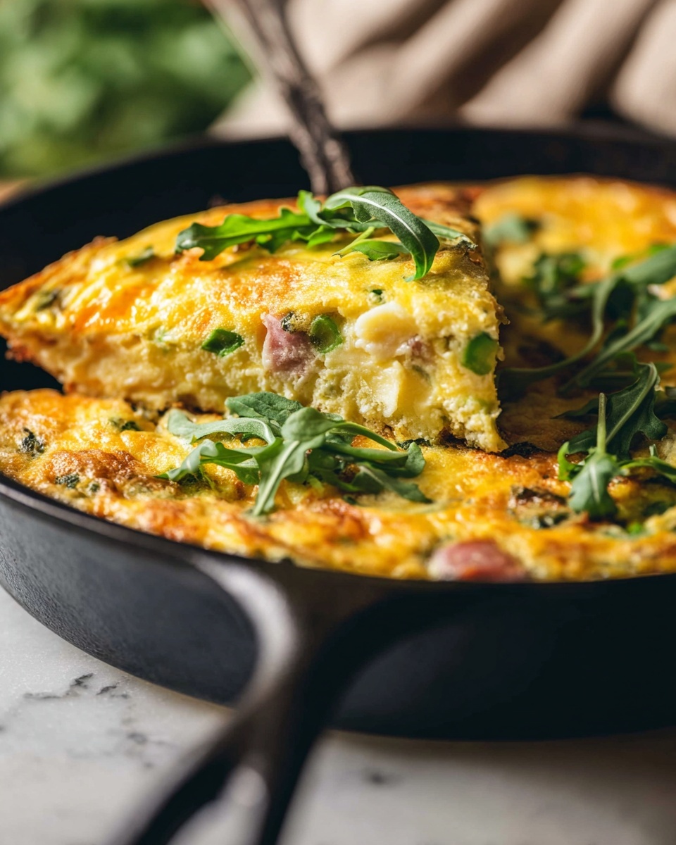 Ham and Cheese Frittata Recipe