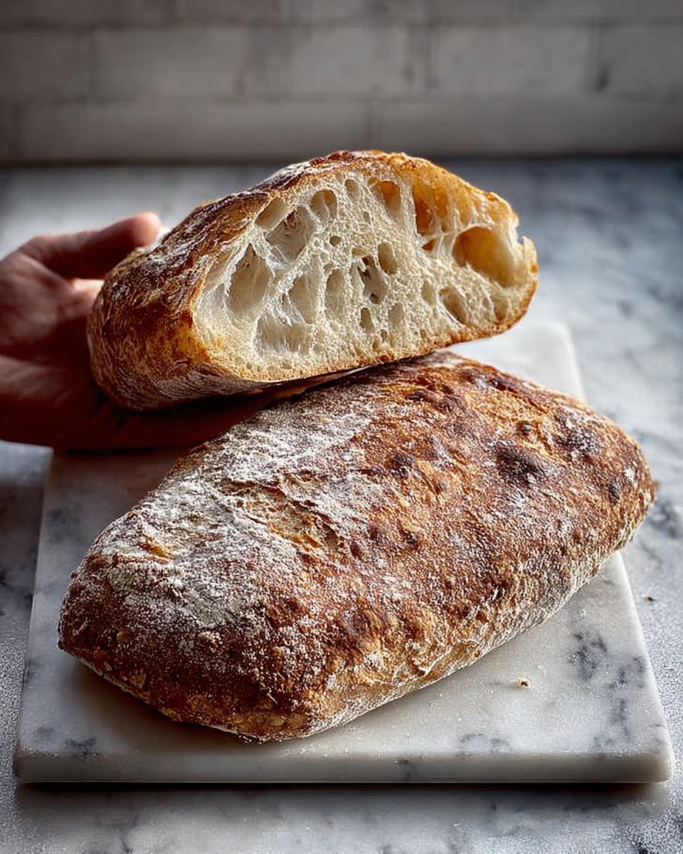Easy Ciabatta Bread Recipe - Recipe Image
