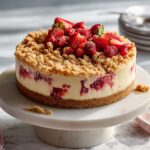 Rhubarb Crumble Cheesecake Recipe